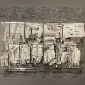 White square gel tips